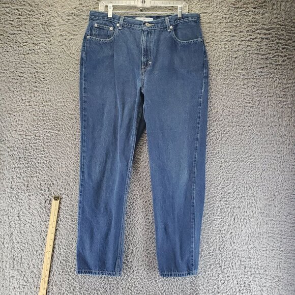 Tommy Hilfiger Jeans Womens Size 16 Blue Perfect T Straight Leg Denim - Picture 1 of 11